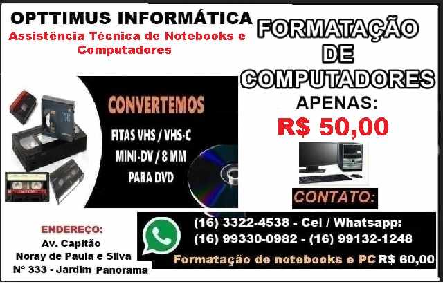 Foto 1 - Opttimus Informática Araraquara
