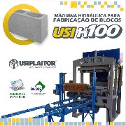 Máquina para fabricação de blocos usi h100