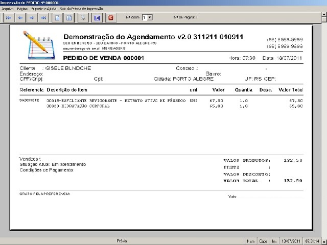 Foto 3 - Programa agendamento e atendimento v2 fpqsystem