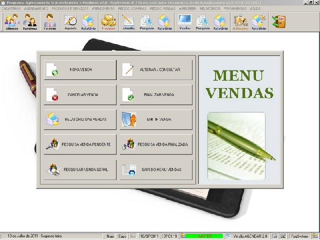 Foto 6 - Programa agendamento e atendimento v2 fpqsystem
